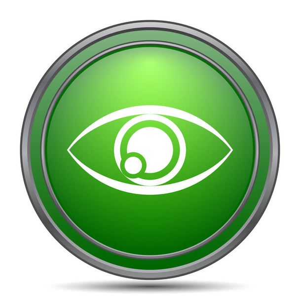 Augensymbol. Internet-Taste auf weißem Hintergrund - Foto, Bild