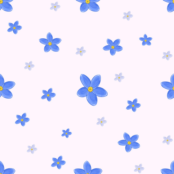 Forget-me-not - Vector, Image
