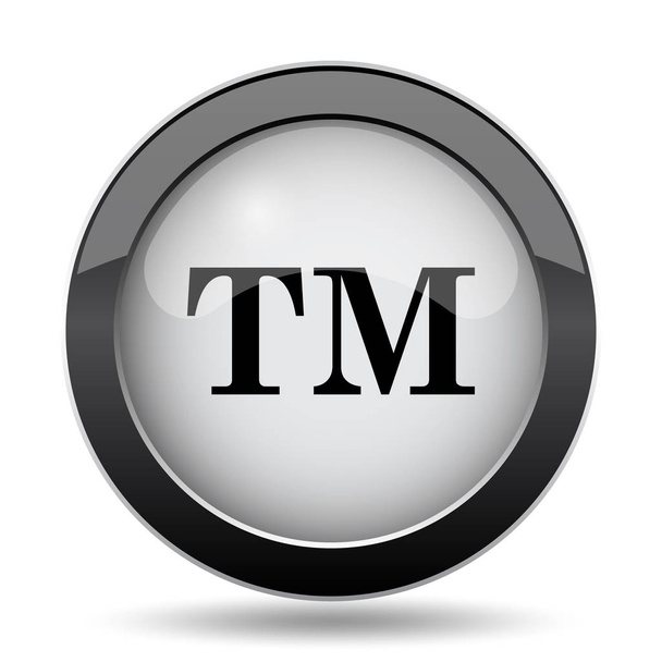 Trade mark ikonra. Internet gomb fehér háttér - Fotó, kép