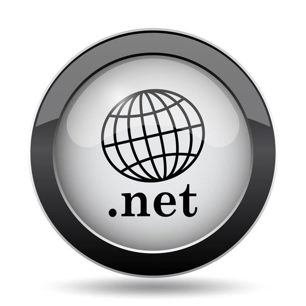 .Netto pictogram. Internet knop op witte achtergrond - Foto, afbeelding