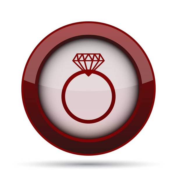ikona pierścienia diamentowego - Zdjęcie, obraz