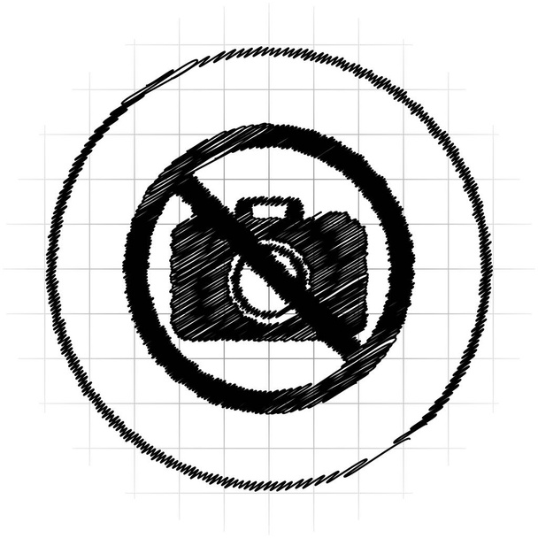 Forbidden camera icon - Photo, Image