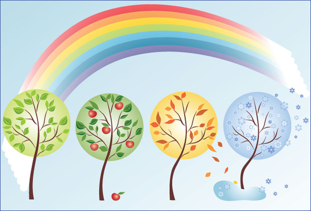Four seasons - Vector, afbeelding