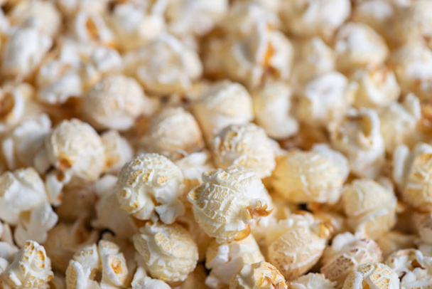 Closeup houby popcorn odrůdy na spoustu pozadí. - Fotografie, Obrázek