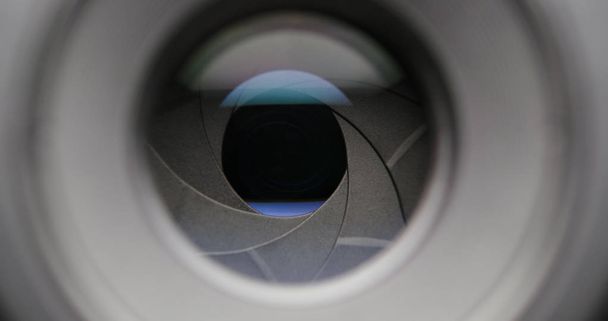Professionele lens camera-diafragma  - Foto, afbeelding