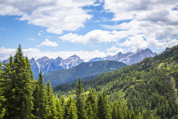 Alpine landscape in the Dolomites, Italy.  - Photo, Image
