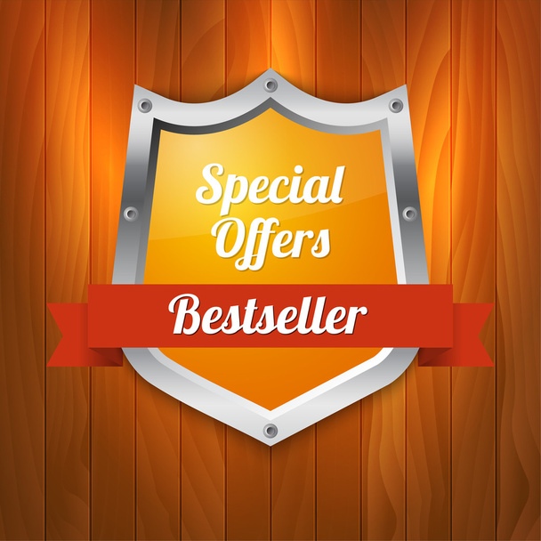 Vector sale label. Special offers. Bestseller - Vector, Image