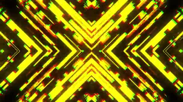 швидка симетрична форма хреста блискучий глюк інтерференційного екрану фон для анімації логотипу нова якість цифрових технологій переплетення кольорові відеозаписи
 - Кадри, відео