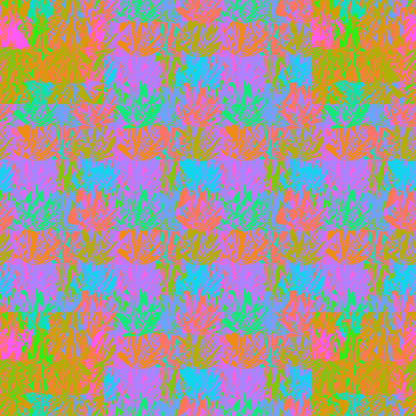 Abstract colorful seamless pattern for background, vector illustration - Vector, Image