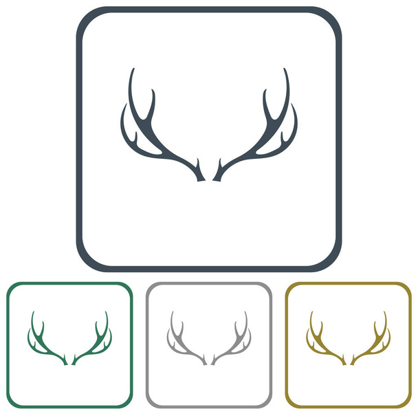 狩猟クラブのロゴのアイコン。ベクトル illustratio - ベクター画像