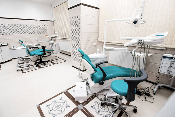 Dentistry office design view with tools and patient chair - Photo, Image
