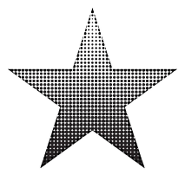 Half tone star pattern - Photo, Image
