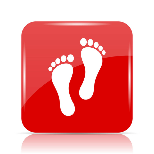 Foot print icon - Zdjęcie, obraz