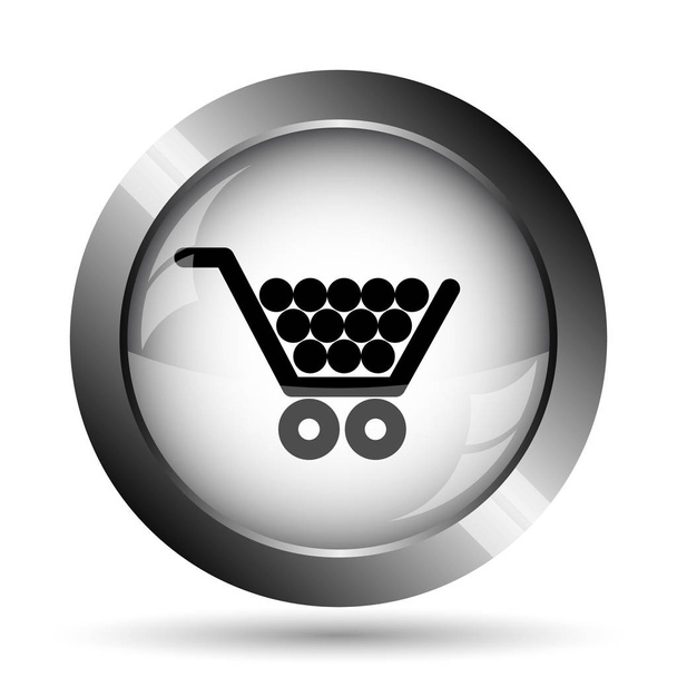 ikona nákupního košíku - Fotografie, Obrázek