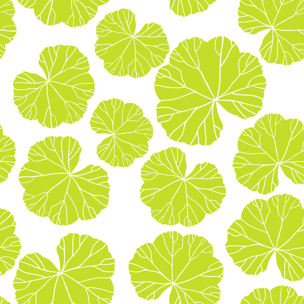 A seamless leaf pattern. - Vector, Imagen