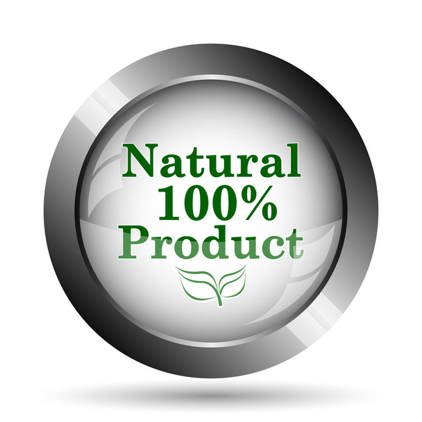 100 % természetes termék ikon - Fotó, kép