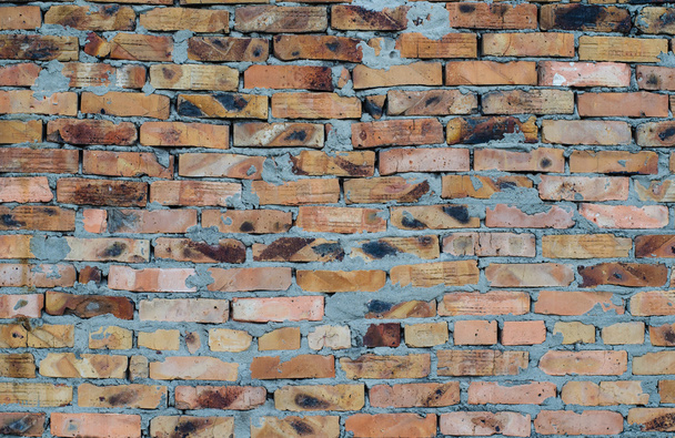 Aged brick wall background - Φωτογραφία, εικόνα