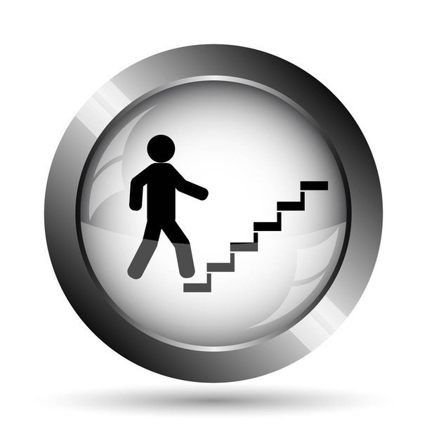 Empresário em escadas - ícone de sucesso
 - Foto, Imagem