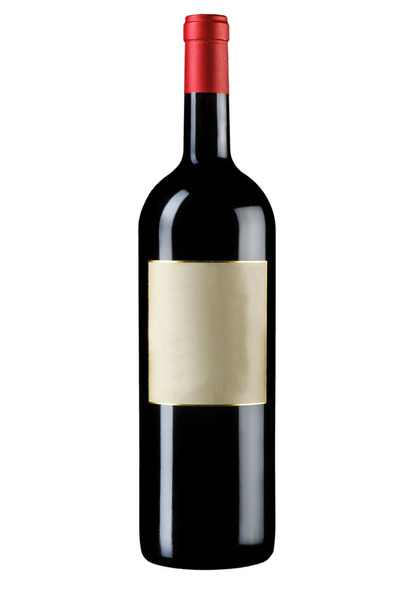 botella sellada vino con una etiqueta
 - Foto, Imagen