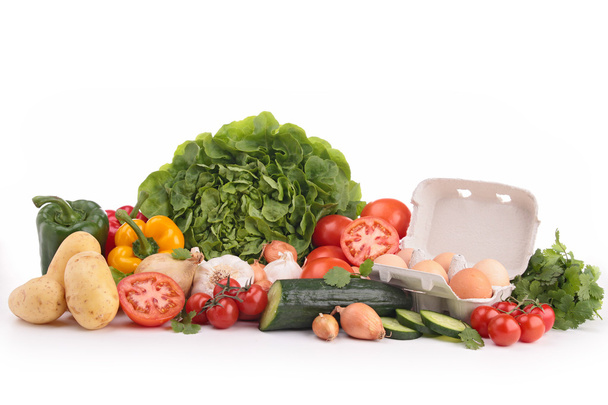 heap of fresh raw vegetables - Zdjęcie, obraz