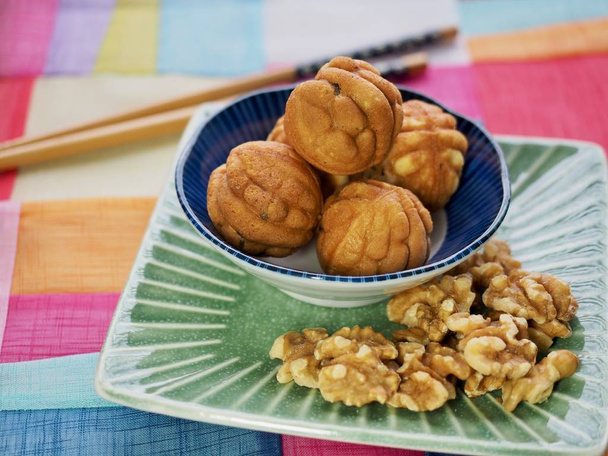 Comida coreana Walnut Sweets
 - Foto, Imagem