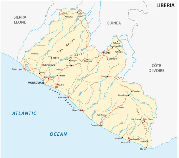 Liberia – maksuttomia kuvapankin vektoreita