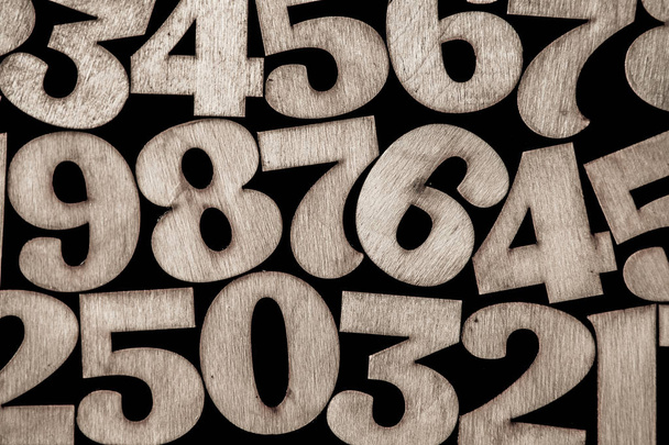 Υπόβαθρο των αριθμών. από μηδέν έως εννέα αρχεία. Φόντο με αριθμούς. Αριθμοί υφή - Φωτογραφία, εικόνα