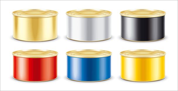 Tin Can. žluté kovové provedení. Bez kroužku - Fotografie, Obrázek