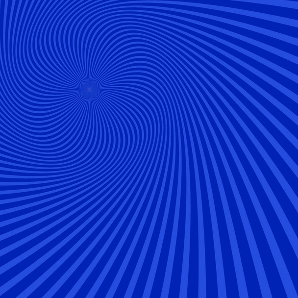 Blue geometrical spiral pattern background - vector design - Vector, Image
