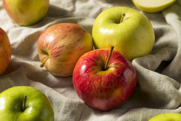Raw Organic Assorted Apples Ready to Eat - Photo, Image