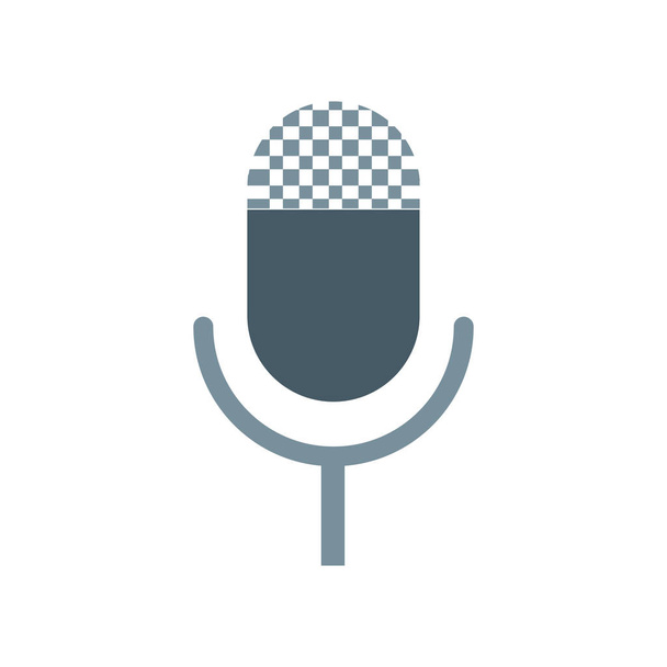 Icona del microfono segno vettoriale e simbolo isolato sul backgro bianco
 - Vettoriali, immagini