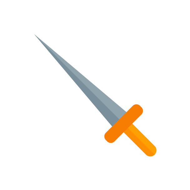 Signe vectoriel d'icône d'épée et symbole isolé sur fond blanc
,  - Vecteur, image
