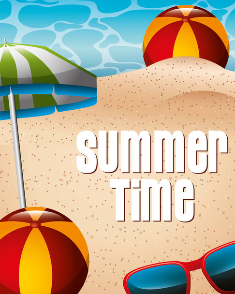 summer time concept - Vector, Image