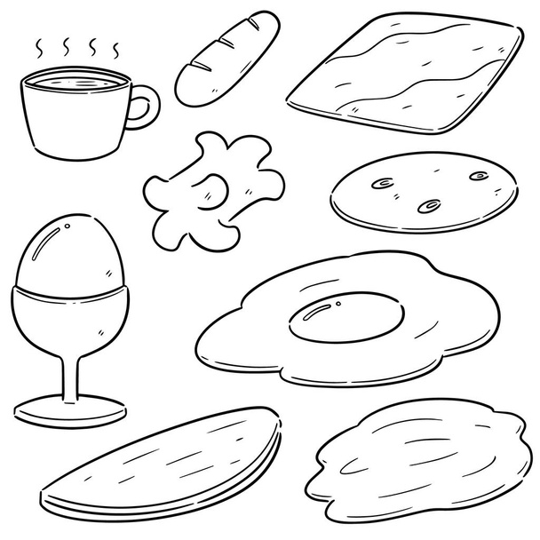 朝食のベクトルを設定 - ベクター画像