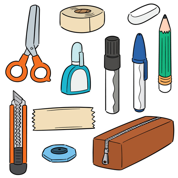 vector set of stationery - Vector, Image