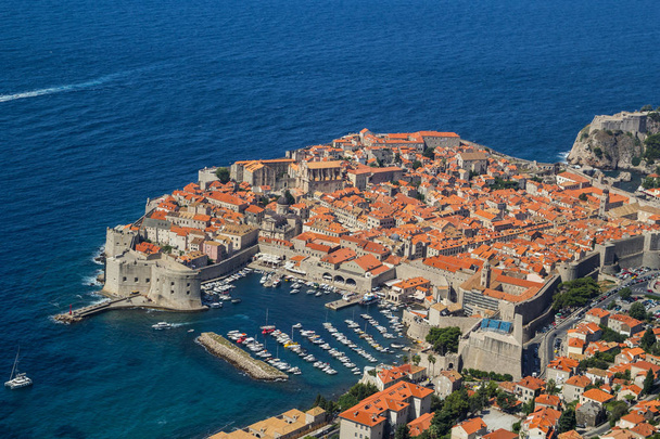 Overview to the old town of Dubrovnik, Croatia - Photo, Image