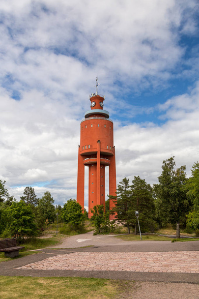 Hanko Finland, le célèbre château d'eau de la ville un jour d'été
 - Photo, image