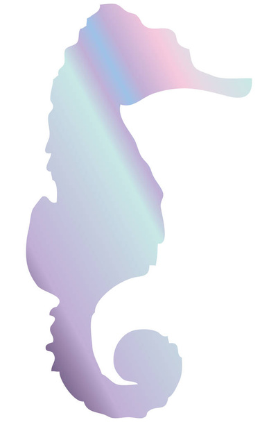 vector illustration of a seahorse - Vector, Image