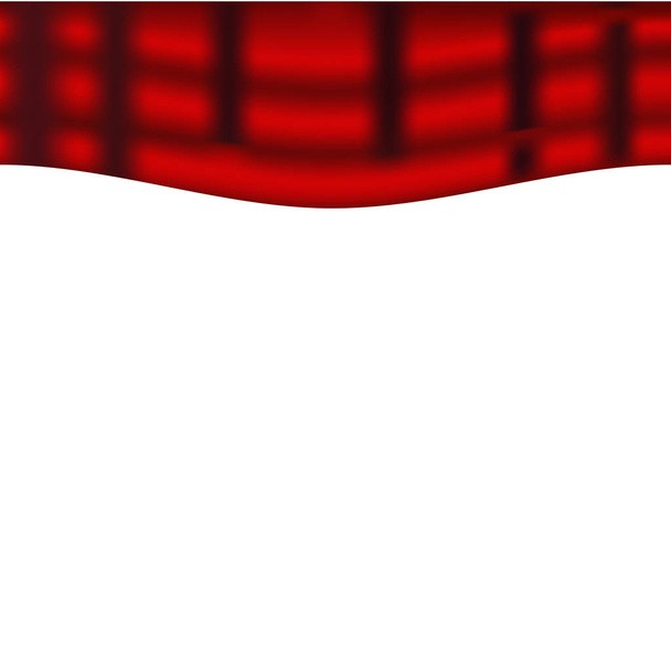 Palco vermelho. Ilustração vetorial. Cortinas vermelhas. Cenas sobre fundo branco - Vetor, Imagem