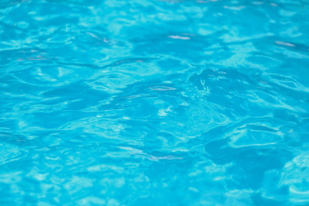 Blue ripped water in swimming pool - Photo, image