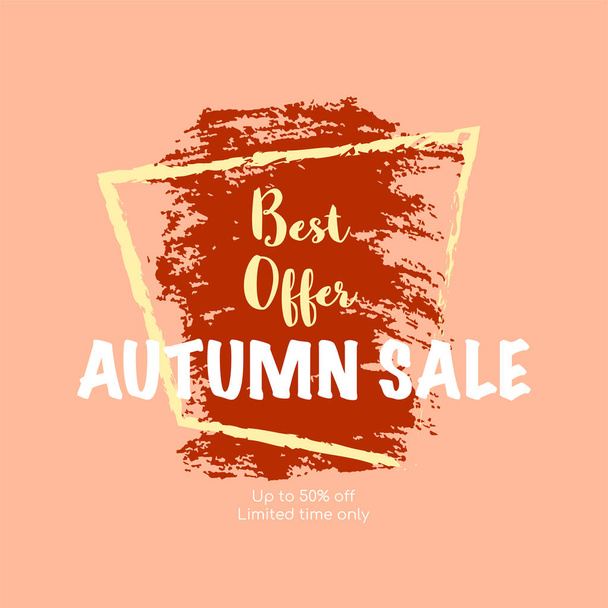 Autumn sale banner - Vektor, Bild