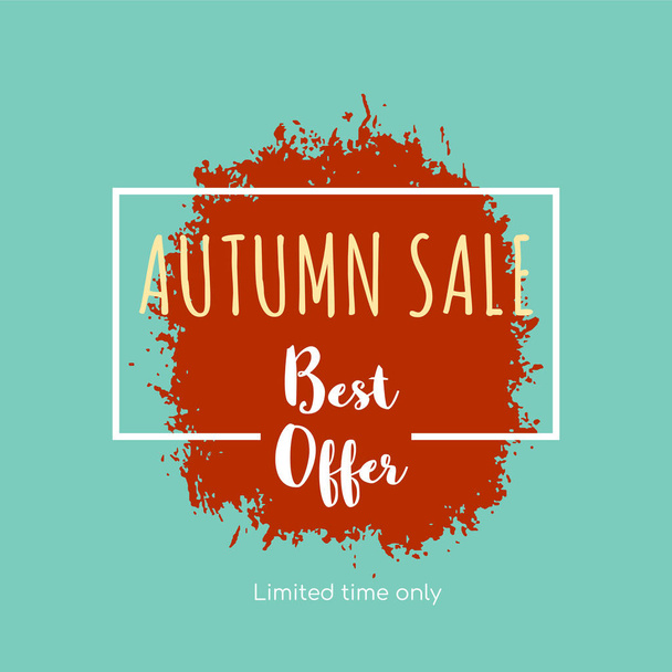 Autumn sale banner - Vector, afbeelding
