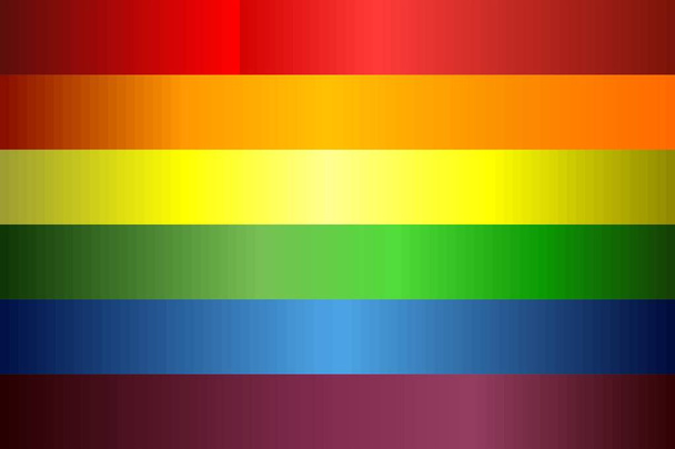 Grunge Gay pride lippu - kuvitus, Rainbow lippu, Abstrakti grunge LGBT lippu
 - Vektori, kuva