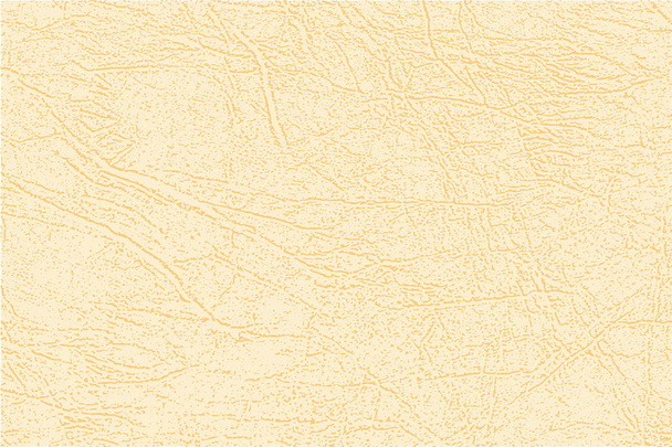 Colored  skin texture, natural or faux light leather background. Yellow leatherette, closeup.  - Vector, Image