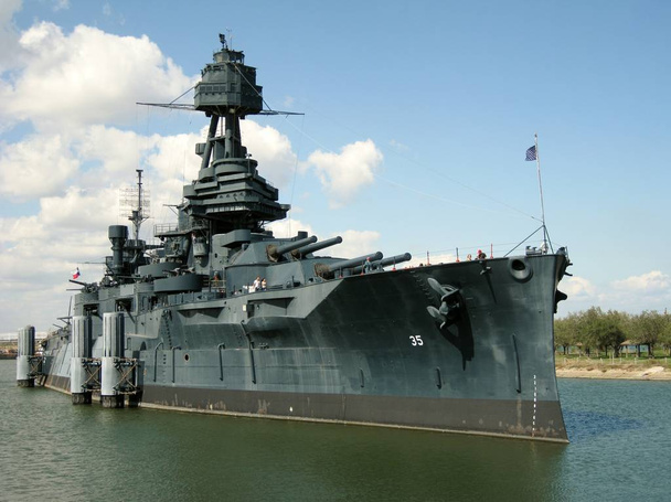 Slagschip Texas bij San Jacinto - Foto, afbeelding