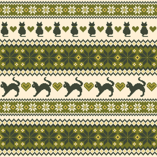 Noordse patroon illustratie. Ik ontwierp een traditionele Noordse patroon - Vector, afbeelding