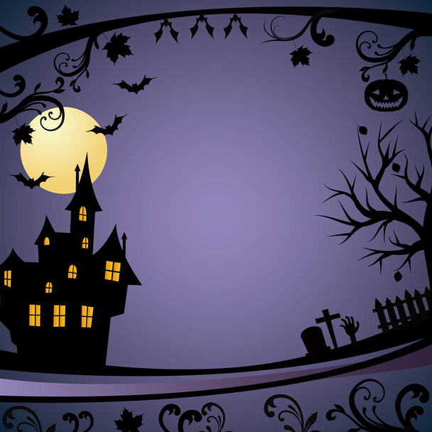vector background of halloween - Vector, Image