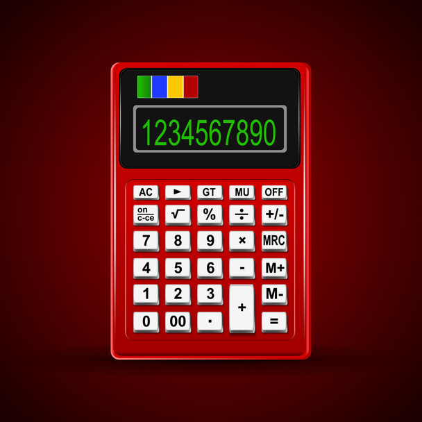 Una calculadora. Ilustración vectorial
 - Vector, Imagen