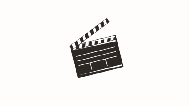Διοικητικό Συμβούλιο κλακέτα ταινία ταινία, κάντε κλικ στο κουμπί κίνησης - Πλάνα, βίντεο