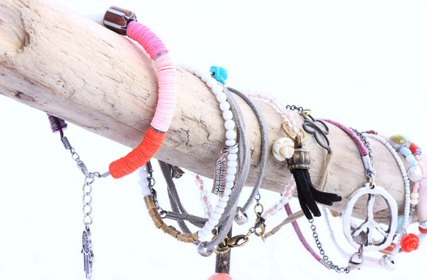 Fashion bracelets on expositor - Photo, Image